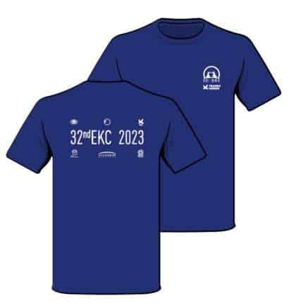 T-shirt bleu EKC 2023